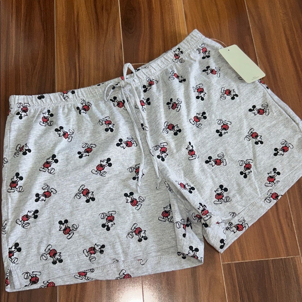Large Disney Mickey Mouse pajama shorts